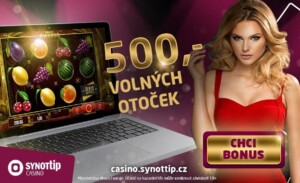500 FREE SPINŮ za registraci ♥ exkluzivně v SynotTIP casinu