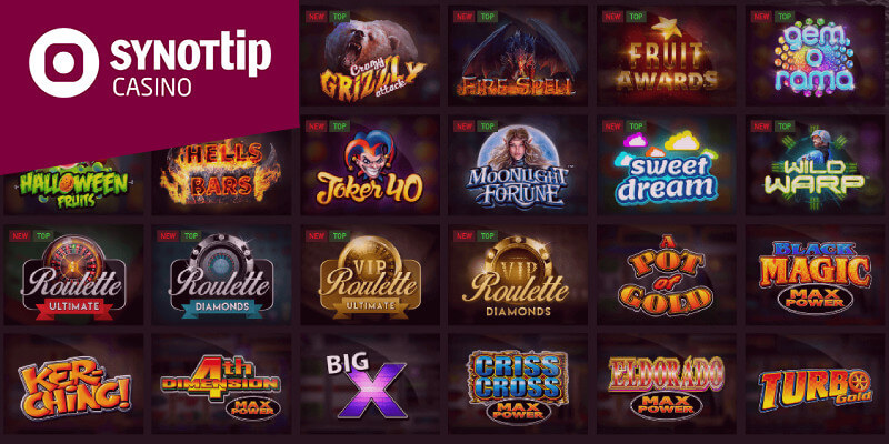 SynotTip casino - online automaty zdarma