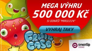 V SynotTIP casinu padla nejvyšší výhra – 500 000 Kč