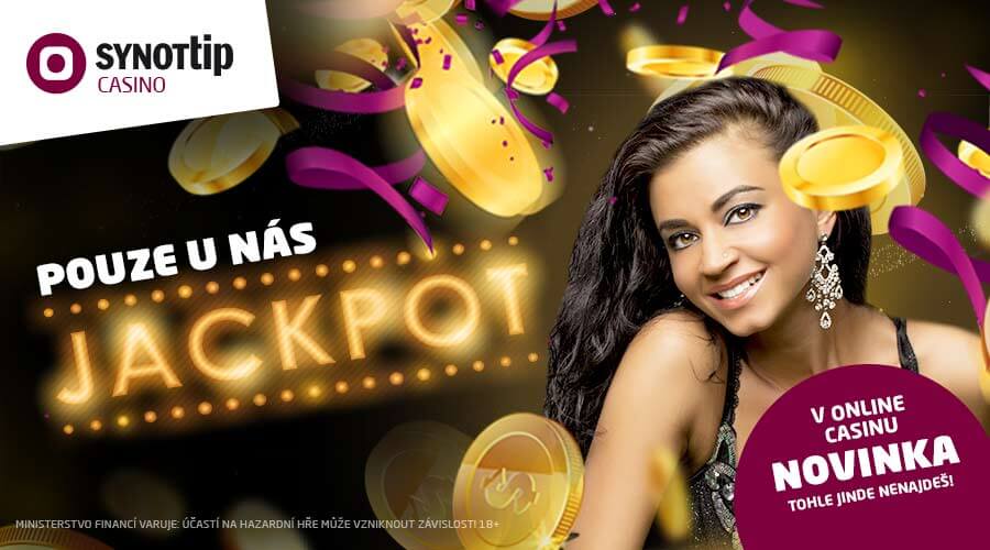 Synot tip casino bonus - jackpot 500 000 Kč
