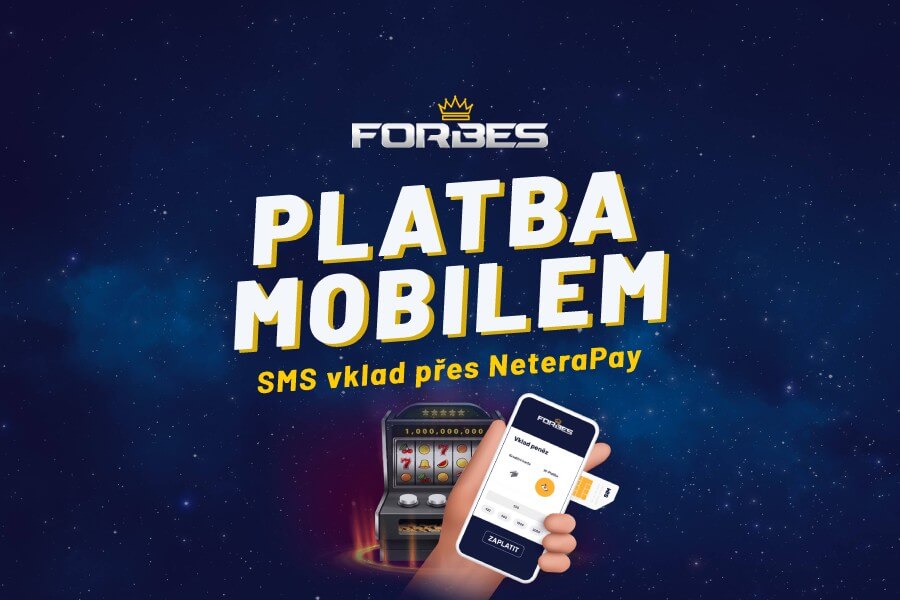 Forbes SMS vklad - Platba mobilem Neterapay casino