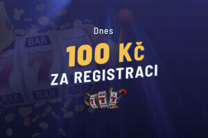 100 Kč za registraci na automaty – Získejte peníze zdarma ihned