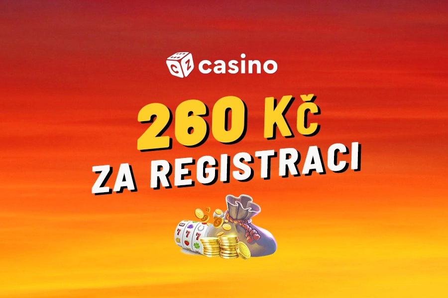 260 Kč bonus za registraci