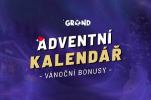 Grandwin adventní kalendář 2025 – Užijte si vánoční čas s top bonusy!
