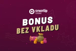 Synottip bonus bez vkladu 2026 – Získejte 500,- za registraci zdarma