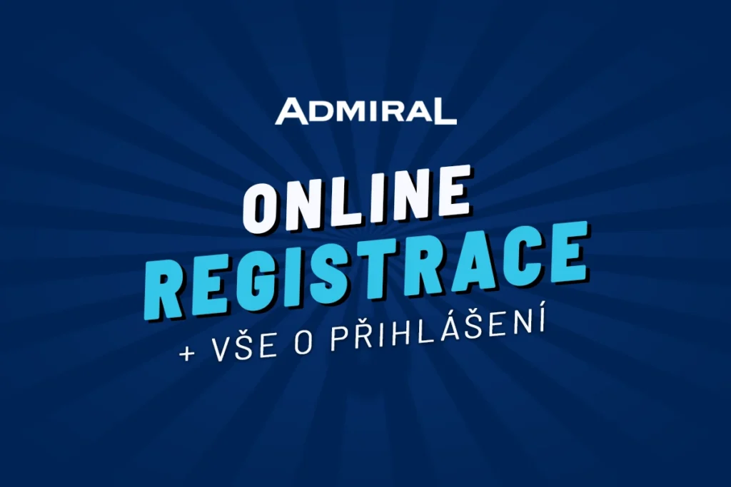 Admiral registrace a přihlášení