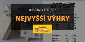 Nejvyšší výhry v Korunce za poslední měsíc