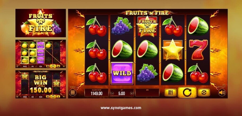 Synot games - online casino - Fruit Awards a Fruits'N'Fire