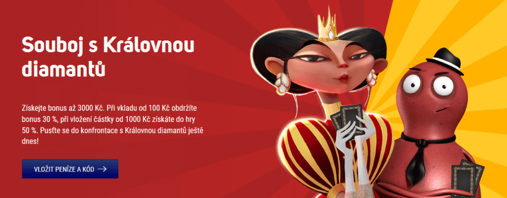 sazka hry - online casino - hrací automaty - královna diamantů